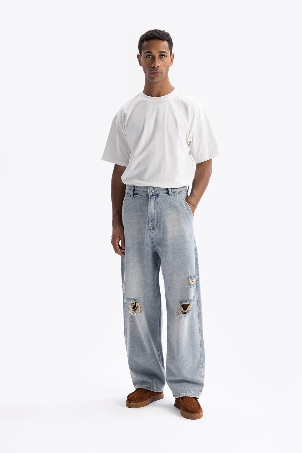 BAGGY FIT JEAN - MAVİ