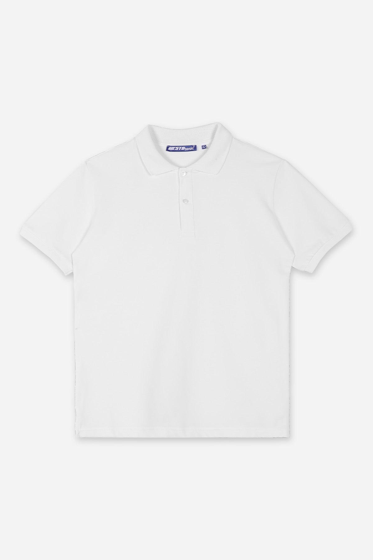 POLO YAKA T-SHIRT - BEYAZ