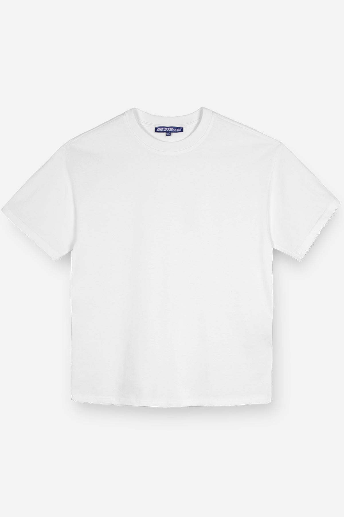 BASIC KISA KOL T-SHIRT - BEYAZ